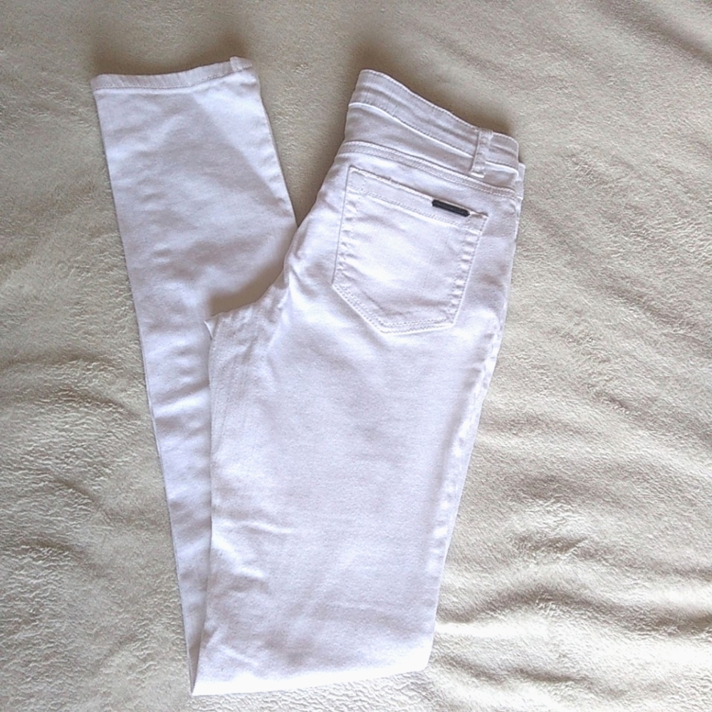Kenneth Cole New York White Skinny Jeans Size 25